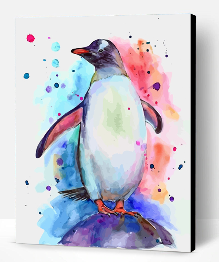 penguin paint by numbers