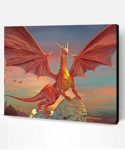 Red Dragon Paint By Number