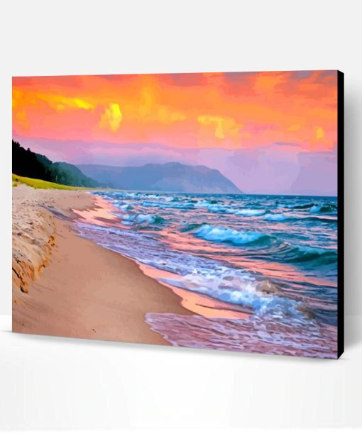 Sleeping Bear Dunes National Lakeshore Michigan Paint By Number