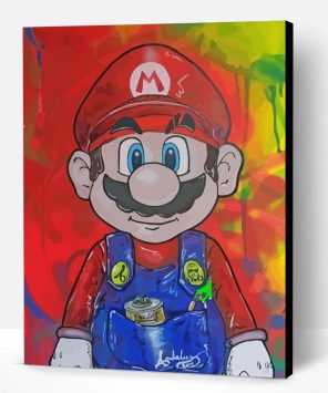 Super Mario Bros Art Paint By Number