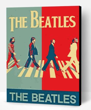 The Beatles Illustration Paint By Number