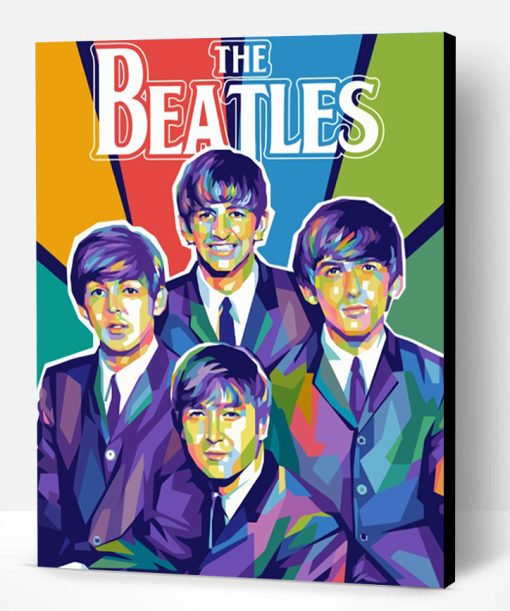 The Beatles Pop Art Paint By Number