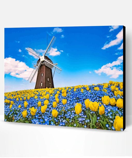 Tsurumi Ryokuchi Windmill Paint By Number