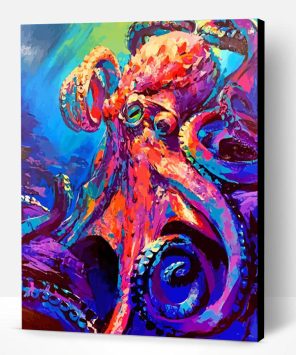 Abstract Kraken Paint By Number