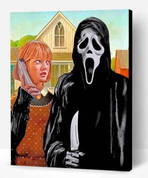 American Gothic Ghostface Paint By Number