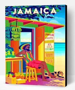 Jamaica Illustration Paint By Number