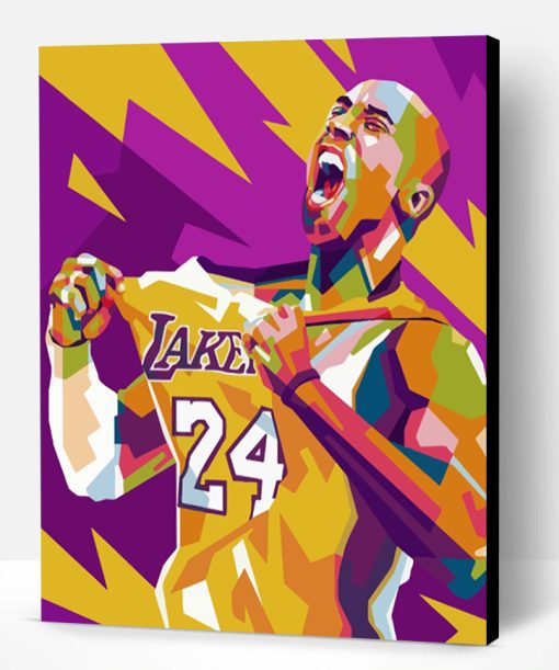 Kobe Bryant Pop Art Paint By Number