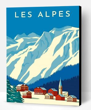Les Alpes Paint By Number