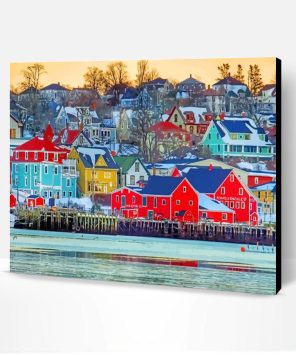 Lunenburg Houses Paint By Number