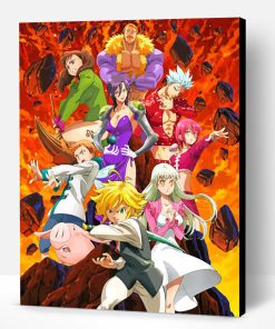 Nanatsu The Seven Deadly Sins Paint By Number