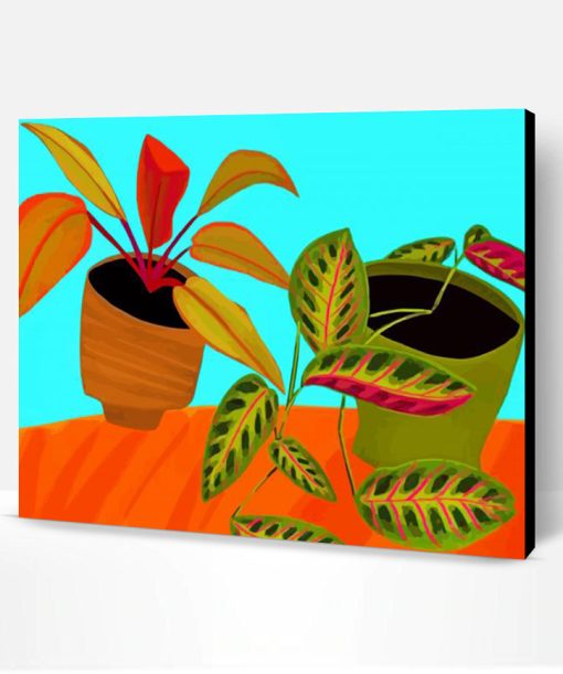 Philodendron Pots Paint By Number