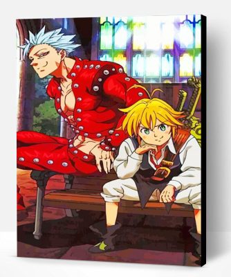 Ban And Meliodas Paint By Number