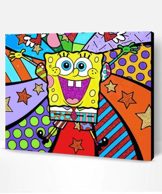 SpongeBob Folk Art Paint By Number