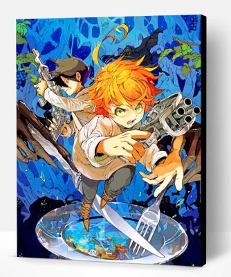 The Promised Neverland Manga Paint By Number