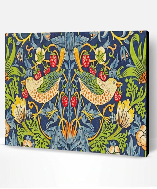 William Morris Strawberry Thief Paint By Number