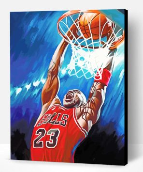 Basketball Michael Jordan Paint By Number