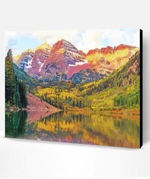 Colorado Landscape Paint By Number