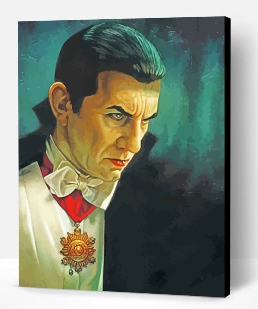 Creepy Dracula Paint By Number