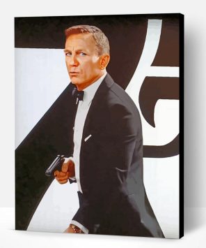 Daniel Craig James Bond Paint By Number