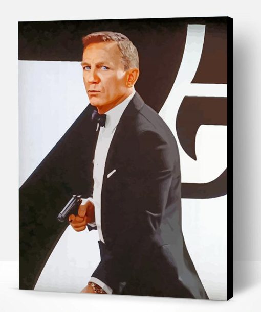 Daniel Craig James Bond Paint By Number