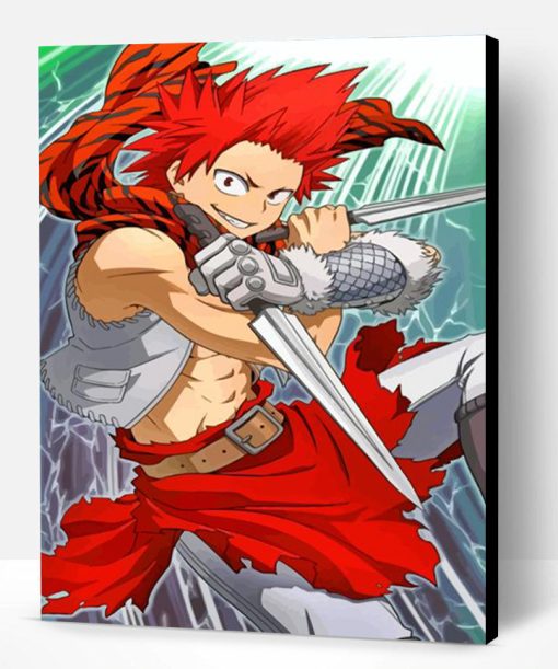 Eijiro Kirichima Red Riot Paint By Number