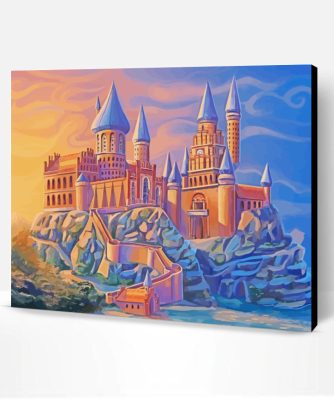 Hogwarts Castle Art Paint By Number