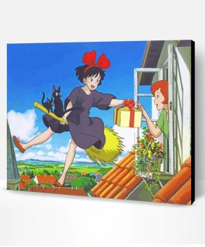 Kikis Delivery Service Anime Paint By Number