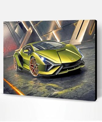 Lamborghini Car Paint By Number