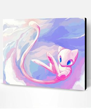 Mew Pokemon Art Paint By Number