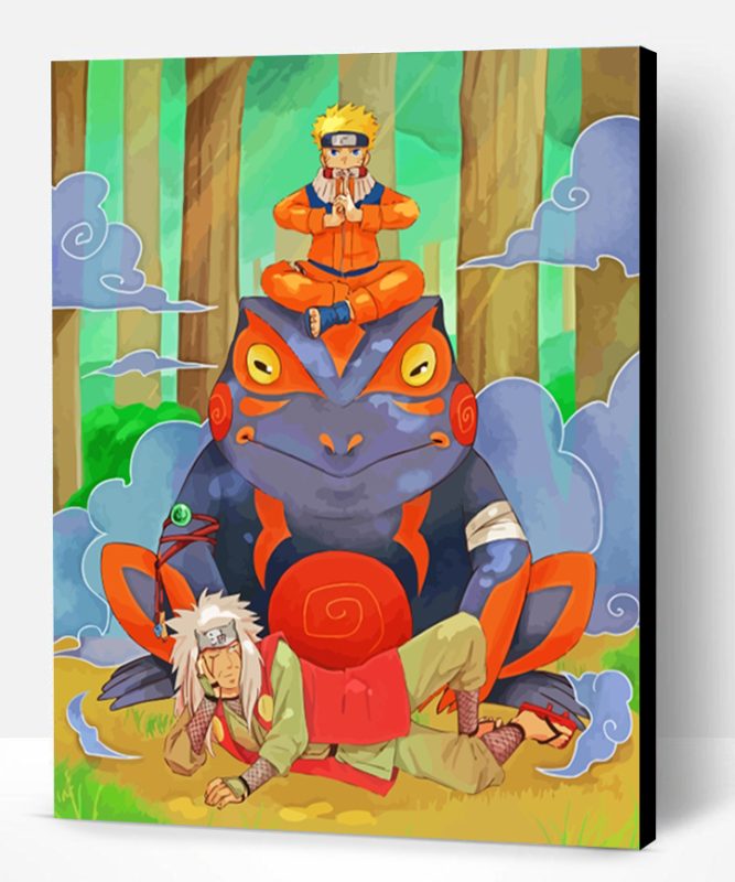 Naruto And Jiraiya Paint By Number