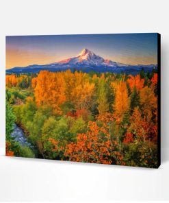 Oregon Mt Hood Fall Paint By Number