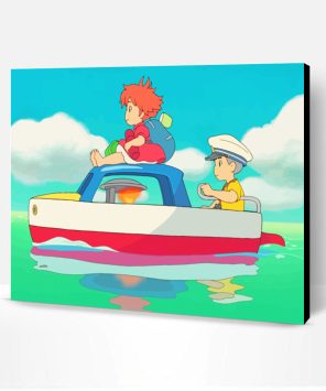 Ponyo And Sosuke Paint By Number