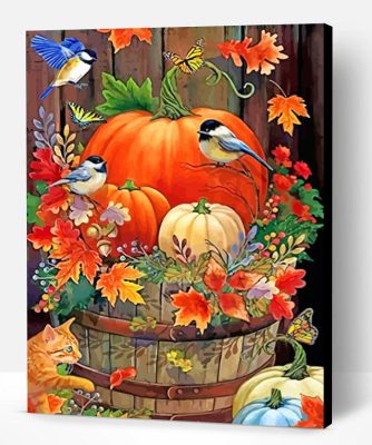 Thanksgiving of Fall Piece Paint By Number