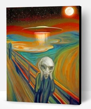 The Scream Alien Paint By Number
