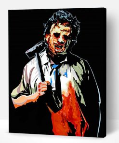 Abstract Leatherface Paint By Number