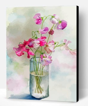 Aesthetic Sweet Peas Paint By Number