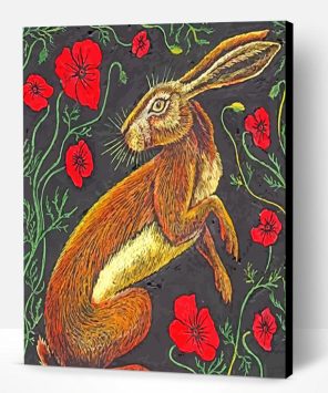 Brown Hare Paint By Number
