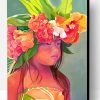 Cute Hawaiian Girl Paint By Number