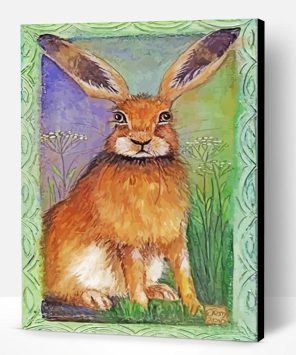 Cute Brown Hare - Paint By Number