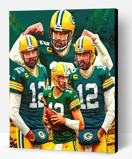 Green Bay Packers Aaron Rodgers Paint By Number