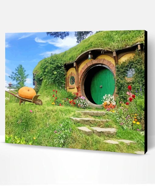 Hobbit Hole New Zealand Paint By Number