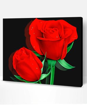 Red Roses Paint By Number