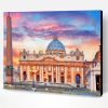 St Peters Square Rome Paint By Number
