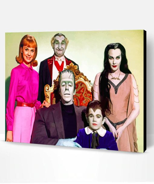 The Munsters Characters Paint By Number