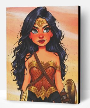 Wonder Woman Animation Paint By Number