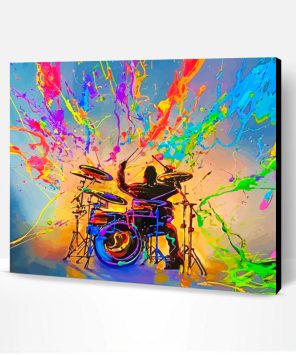 Colorful Drums Paint By Number