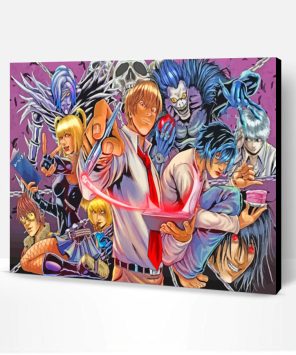 Death Note Anime Characters Paint By Number