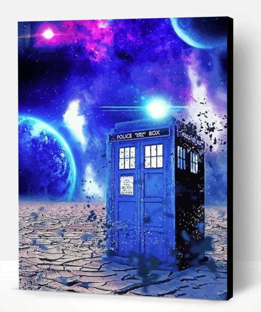 Galaxy Space Tardis Paint By Number