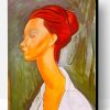 Portrait Of Lunia Czechovska By Modigliani Paint By Number