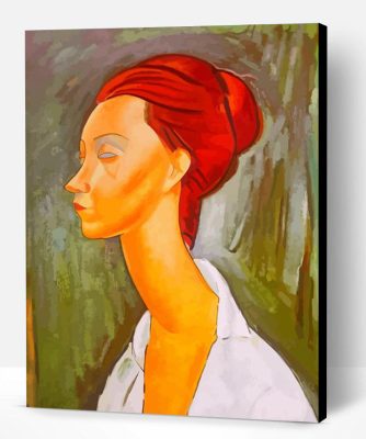 Portrait Of Lunia Czechovska By Modigliani Paint By Number